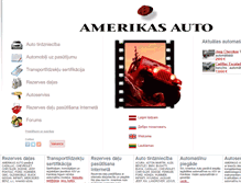 Tablet Screenshot of amerikasauto.lv